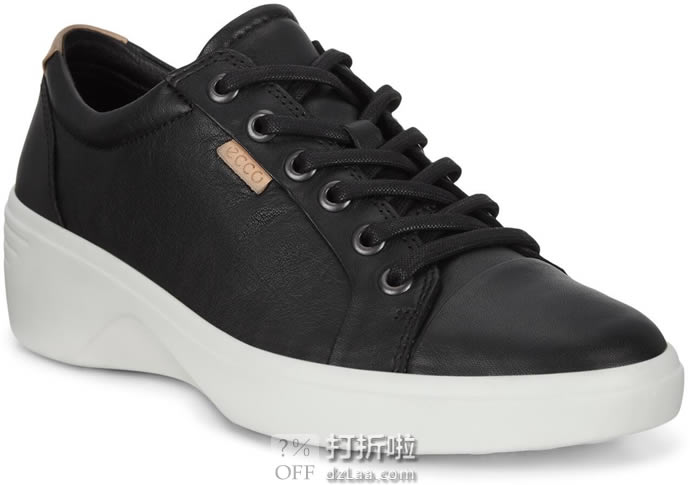 ECCO 爱步 Soft 7 柔酷7号 女式坡跟休闲鞋 4.3折.4起 海淘转运到手约¥547