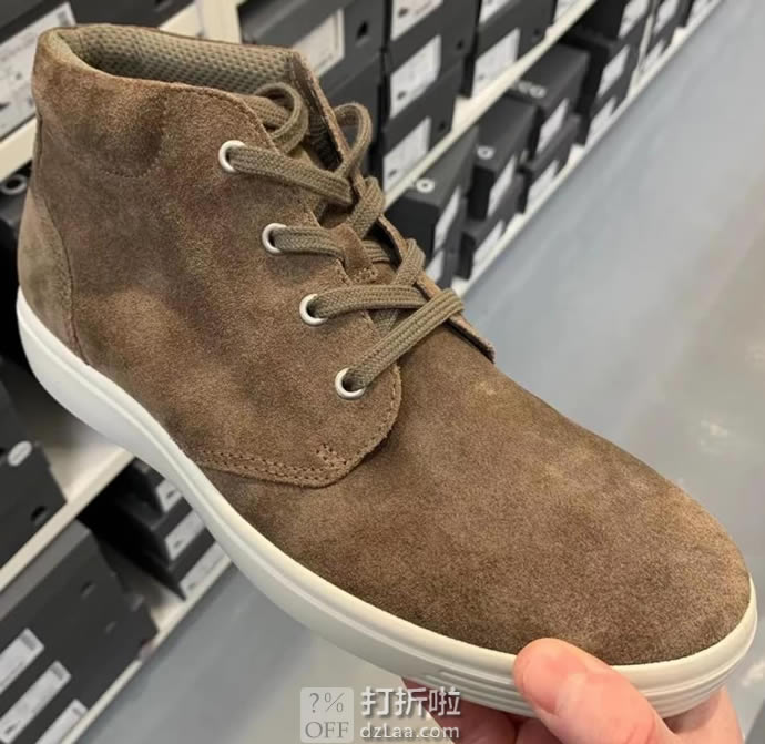 ECCO 爱步 柔酷系列 男式经典短靴 42码4.3折.8 海淘转运到手约￥402