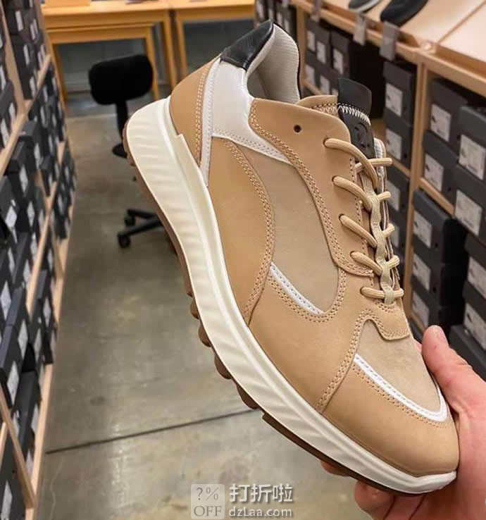 ECCO 爱步 ST.1 适动 男式系带休闲运动鞋 41码3.6折.08 海淘转运到手约¥522