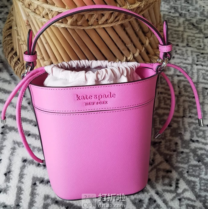Kate Spade 凯特丝蓓 Cameron 女式小号水桶包 WKRU6734 3.6折6.91起 海淘转运到手约￥744 两色可选