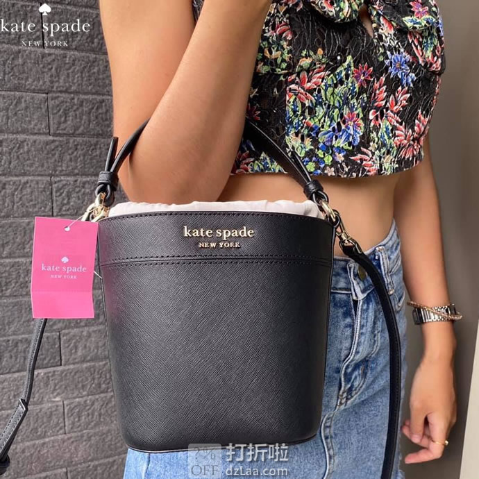 Kate Spade 凯特丝蓓 Cameron 女式小号水桶包 WKRU6734 3.6折6.91起 海淘转运到手约￥744 两色可选