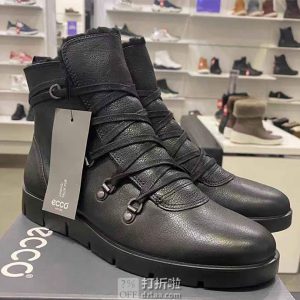 ECCO 爱步 Bella系列 女式高帮保暖短靴 38码5.2折$83.13 海淘转运到手约￥632