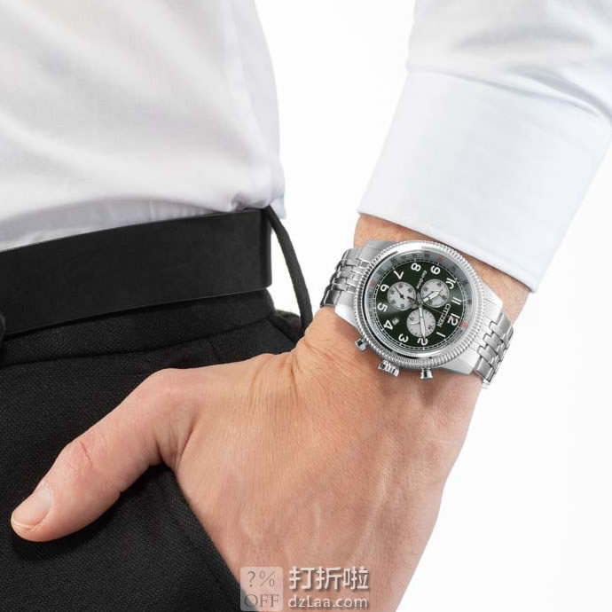 Citizen 西铁城 AT2460-89X 三眼计时 男式光动能手表 ￥885.91
