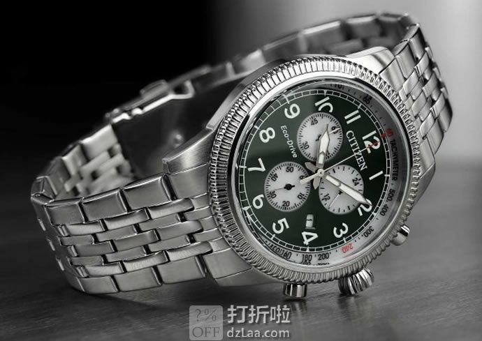 Citizen 西铁城 AT2460-89X 三眼计时 男式光动能手表 ￥885.91