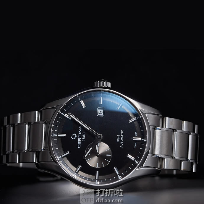 CERTINA 雪铁纳 DS 1系列 C006.428.11.051.00 男式机械表 优惠码折后5.49 海淘转运关税补贴到手约¥2473