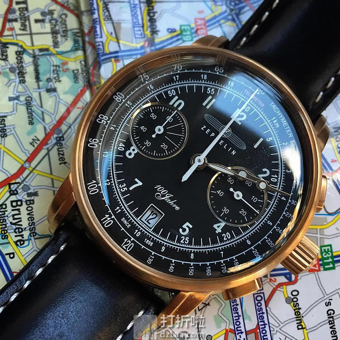 Zeppelin 齐博林 100周年纪念款 7676-2男式石英表 ￥1960.1