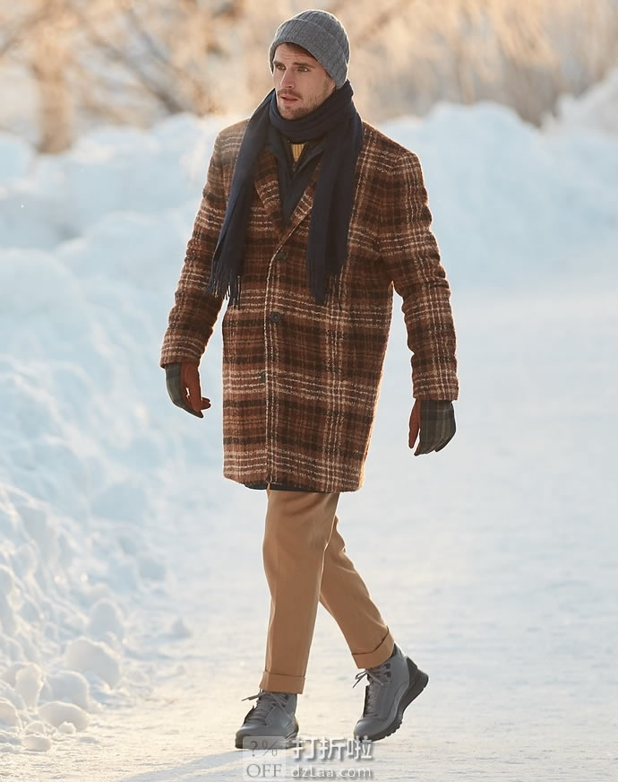 ECCO 爱步 Exostride M 跃动系列 牦牛皮 男式减震高帮短靴 ￥831.91