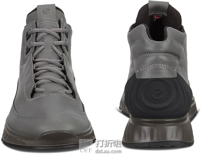 ECCO 爱步 Exostride M 跃动系列 牦牛皮 男式减震高帮短靴 ￥831.91