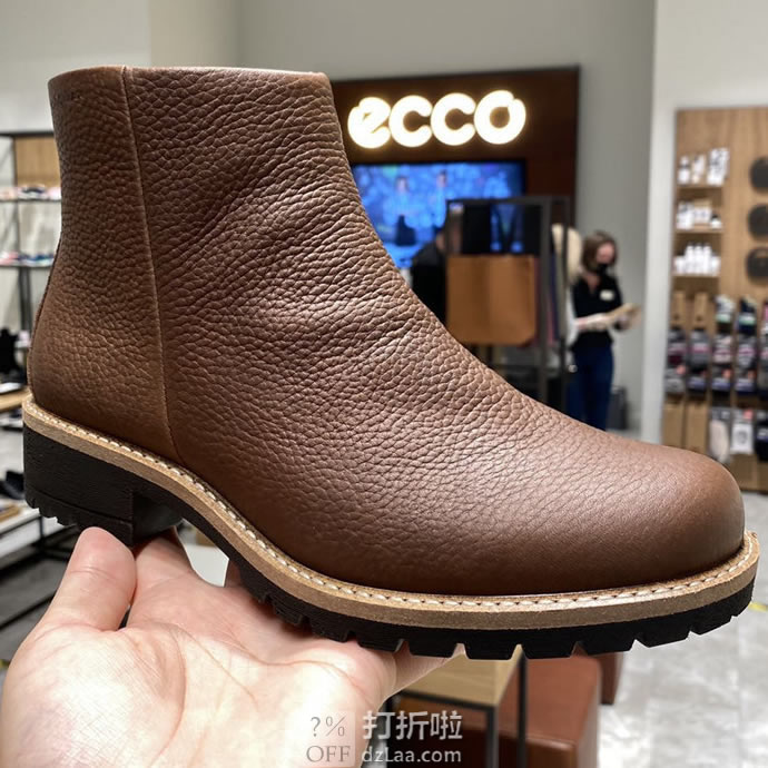 ECCO 爱步 Elaine 伊莲 Hydromax防泼水 女式短靴 38码¥531.45秒杀