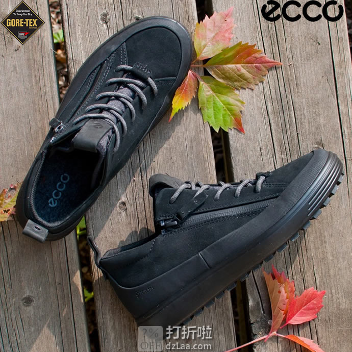 ECCO 爱步 Soft 7 柔酷 Gore-tex防水 女式运动休闲板鞋 36码￥567.83