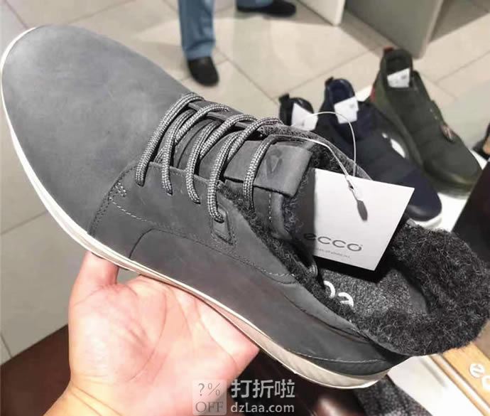 ECCO 爱步 St.1适动系列 Hydromax防泼水 羊毛内里 男式休闲鞋 836324 ￥634.16
