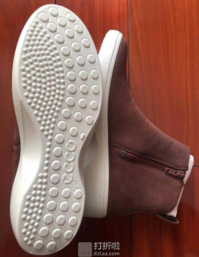 ECCO 爱步 Soft 7 柔酷7号 女式坡跟短靴 37码￥508.92