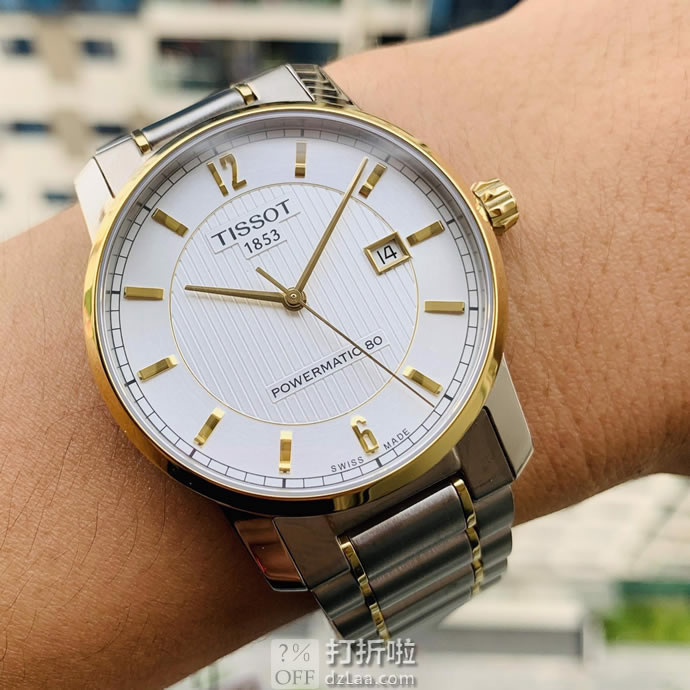 Tissot 天梭 T-Classic Titanium 钛系列 T087.407.55.037.00 钛金属 男式自动机械手表 3.7折$359.95 海淘关税补贴到手约￥2448