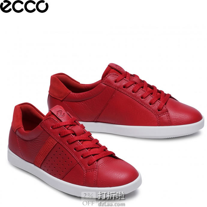 ECCO 爱步 Leisure惬意系列 打孔版 女式系带休闲鞋 205093 ￥356.1起