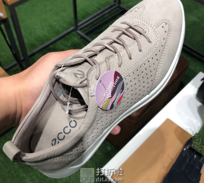 ECCO 爱步 Flexure Runner 随溢起跑系列 打孔版 女式系带运动休闲鞋 36码￥420.43