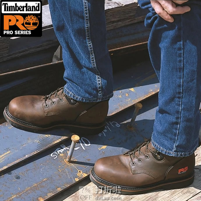 Timberland PRO 添柏岚 Pit boss 6英寸 男式软头工装靴 ￥538.24起