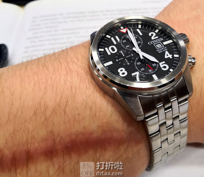 CITIZEN 西铁城 Chronograph 男式计时手表 AN3620-51E 优惠码折后￥572.99