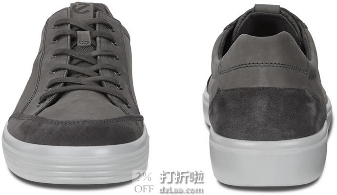 ECCO 爱步 柔酷经典系列 男式休闲板鞋 41码5.7折.97 海淘转运到手约¥458