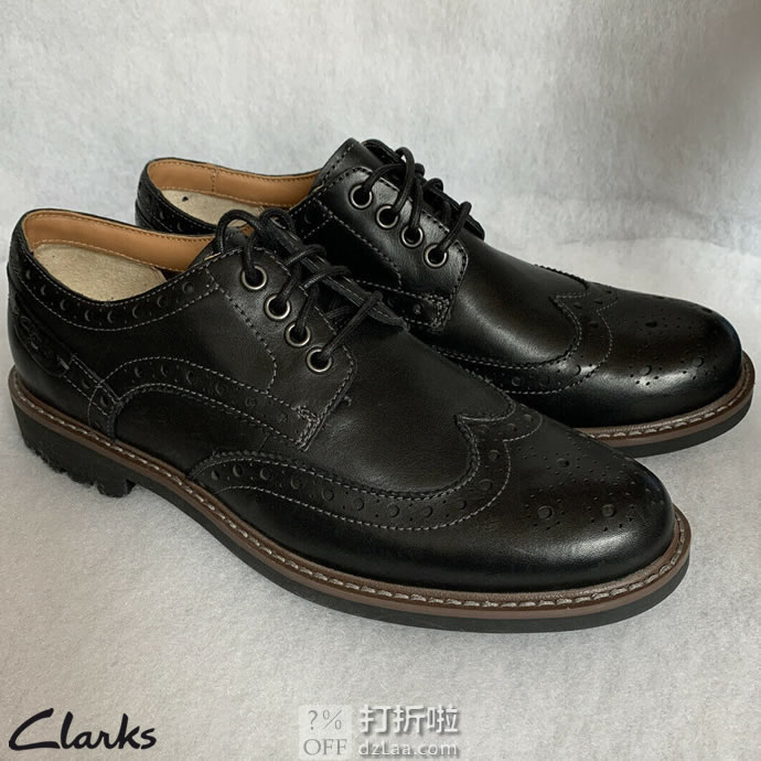Clarks 其乐 Montacute Wing 男式布洛克鞋 44码￥363.91秒杀