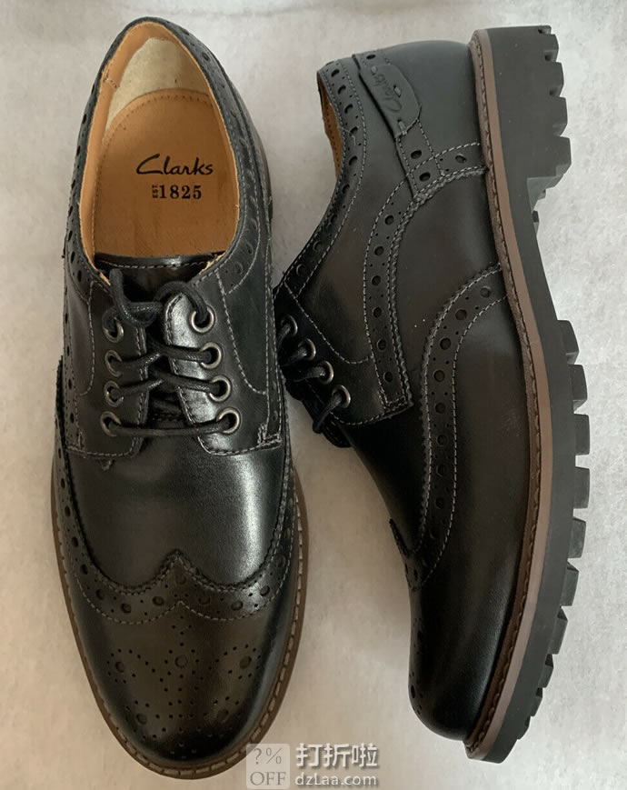 Clarks 其乐 Montacute Wing 男式布洛克鞋 44码￥363.91秒杀