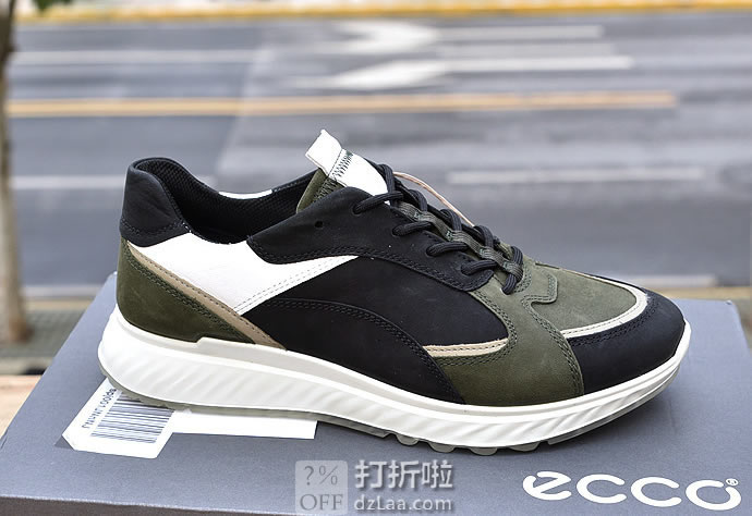 ECCO 爱步 ST.1 适动 男式系带休闲运动鞋 43码¥533.69