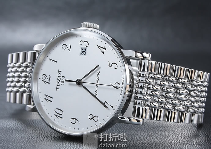 TISSOT 天梭 魅时系列 T109.407.11.032.00 中性款 机械表 优惠码折后2.97 海淘关税补贴到手约￥1526