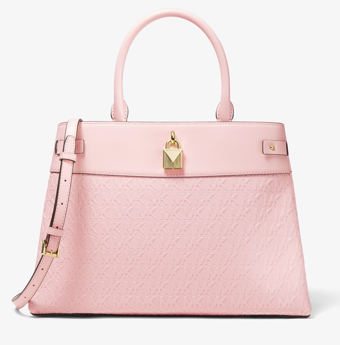 Michael Kors 迈克高仕 Gramercy 大号人造革锁头手提包 2.2折 海淘转运到手约￥712