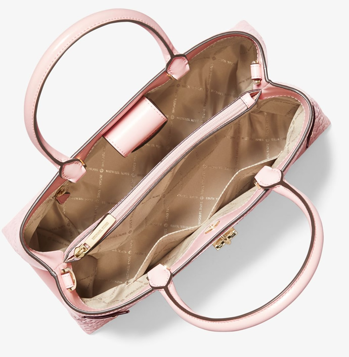 Michael Kors 迈克高仕 Gramercy 大号人造革锁头手提包 2.2折 海淘转运到手约￥712