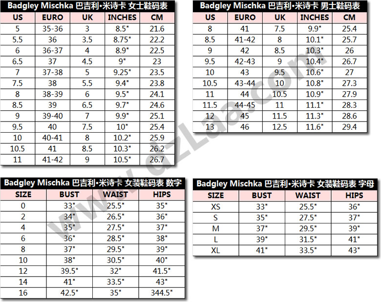 巴吉利·米诗卡鞋码表,Badgley Mischka鞋码表 Badgley Mischka 巴吉利·米诗卡 Lyla 亮片 女式高跟鞋 单鞋 36.5码5.9折.54 海淘转运到手约¥461